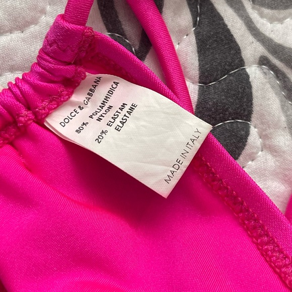Vintage Dolce & Gabbana pink bikini Italian size 2 - Picture 8 of 11